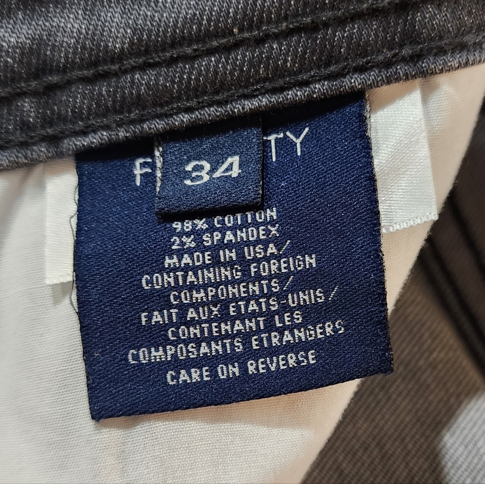 NWT Fidelity Washed Gray Denim Jimmy Bullet Vintage Stretch Jeans. 34x34 - Picture 9 of 10